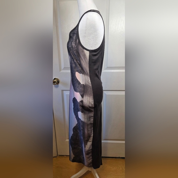 Funktional Abstract Print Sleeveless Midi Dress Size S - Picture 2 of 9